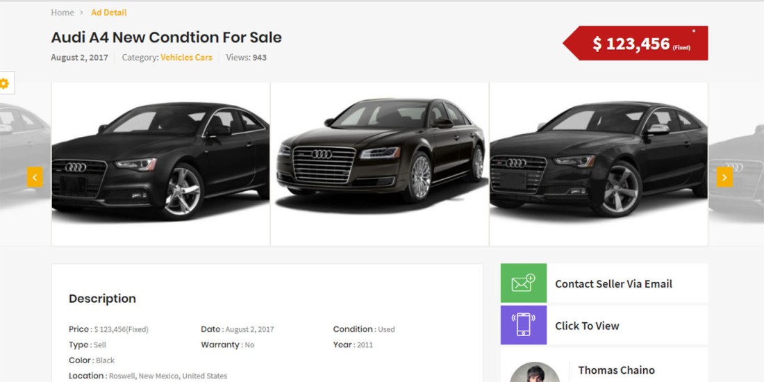 Wordpress Car Dealer Theme
