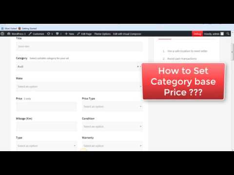 How to Set Category Base Pricing in Carspot Car Dealer WordPress Theme